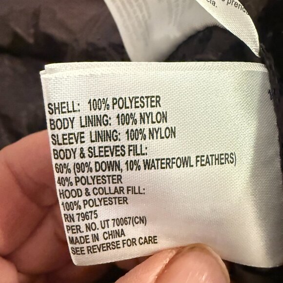 NWT MICHAEL KORS QUILTED HIDDEN HOOD DOWN BLEND PUFFER JACKET COAT M $350 BROWN - Picture 10 of 10